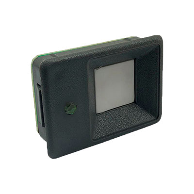 BOTÃO 1 LED 24V CINZA