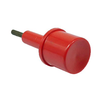 BOTÃO RED VERM 18MM C/PINO