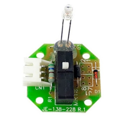 PLACA BOTÃO JVO 228 LED AZUL